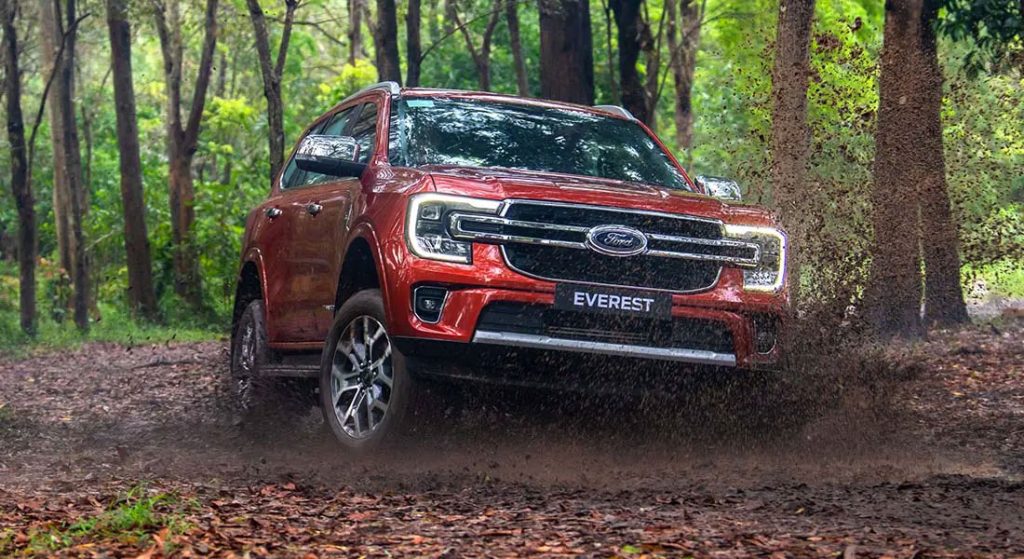 bảng báo giá xe everest tại ford quảng trị
