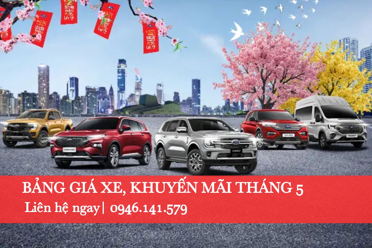 CHƯƠNG TRÌNH KHUYẾN MÃI THÁNG 6 TẠI DANA FORD QUẢNG TRỊ